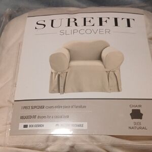 Sure Fit Duck Natural Slipcover
